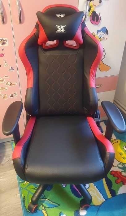 Scaun gaming Serioux Kids Red, pentru copii