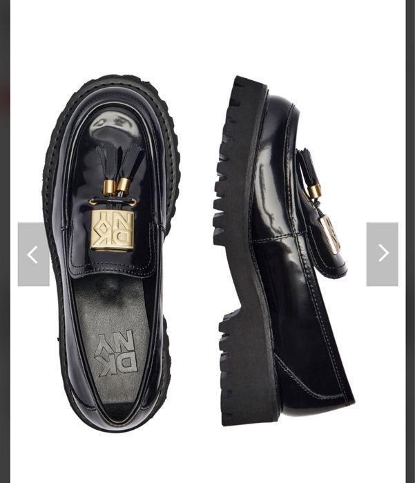 Кожени лоуфъри DKNY