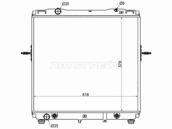 Радиатор Kia Sorento