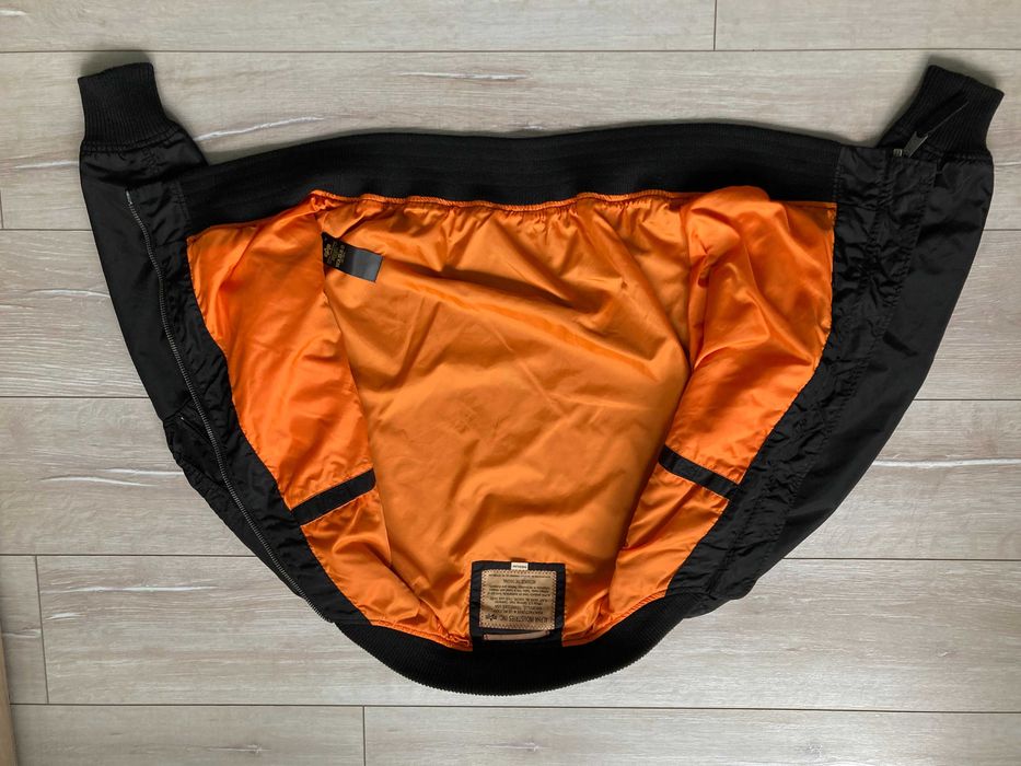 Alpha Industries bomber мъжко черно яке бомбер размер М