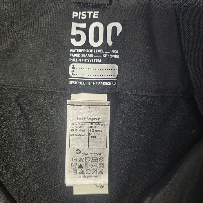 Wedze Piste 500 Ski Pants - Size 12-14 Years