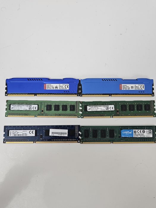 Placute ram DDR3 lot 4gb 1600mhz