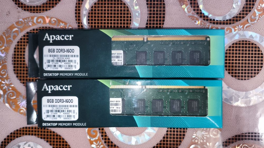 ОЗУ 8ГБ Apacer DDR3 1600