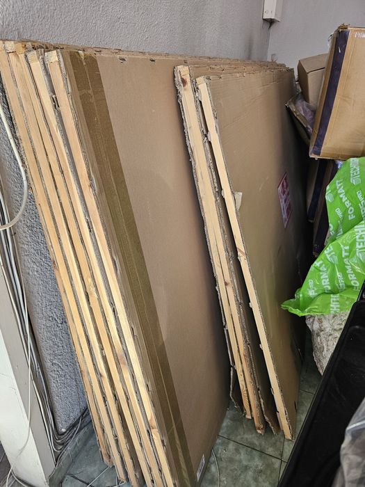 Магнитна бяла дъска лакирана метална повърхност размер 120 см х 240 см