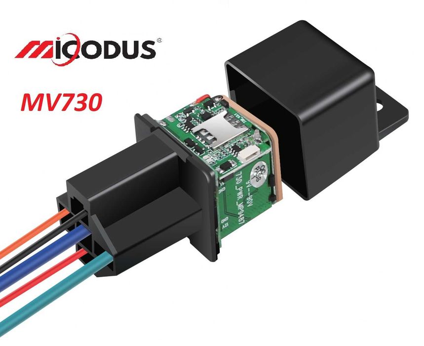 GPS тракер скрит в реле, спиране на двигателя, скорост геозони история