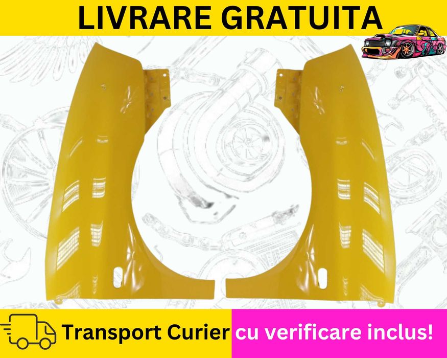 Aripi fata Negru Rosu Gri Albastru Galben Alb Seat Ibiza 6L Cordoba 2002-2008 VOPSITE TU Alegi culoarea