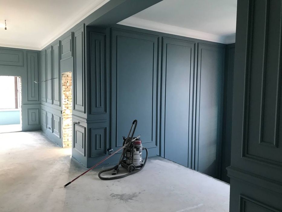 Покраска стен и потолков, интерьеров домов, квартир