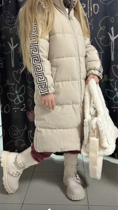 Ватирано двулицево яке Contrast, 128 см.