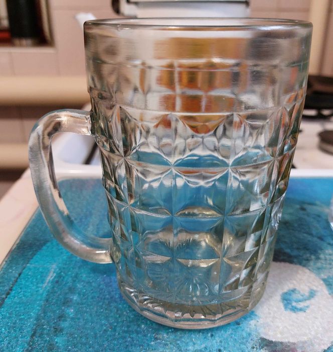 Пивная кружка стекло. Стеклянная 0.5л. Советская