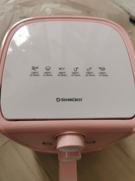 Мини еърфрайер, розов