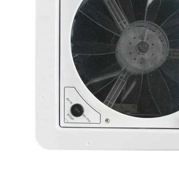 Trapă 1 viteză, manuală, ventilator 40×40 cm, nouă