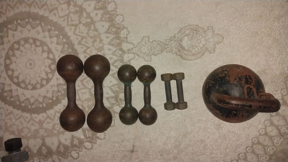 Гантели 8кг.5кг 1 кг.