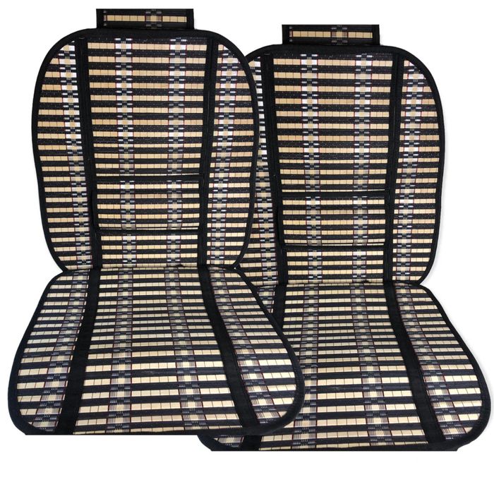 Универсална масажна седалка от бамбук 2бр