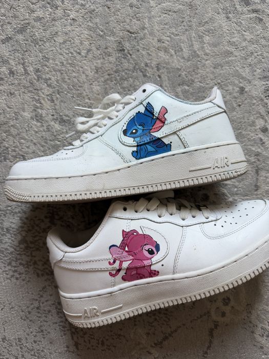 Кросовки найк ручная роспись