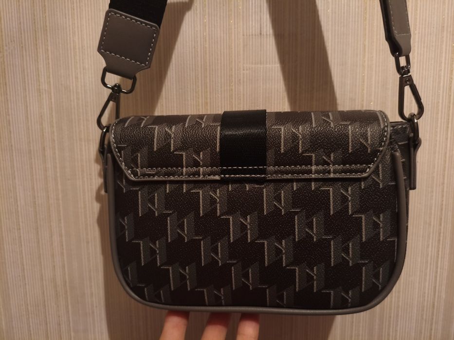 мужская сумка Karl Lagerfeld Monogram Buckle