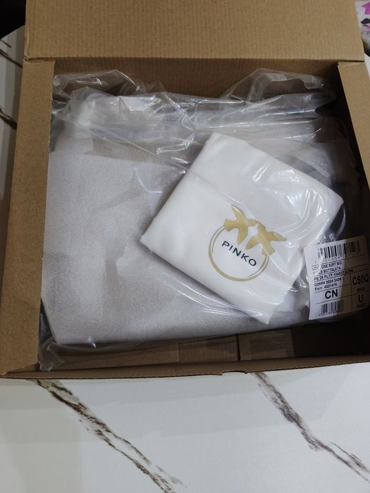 PINKO  Естествена Кожа Crossbody Bag