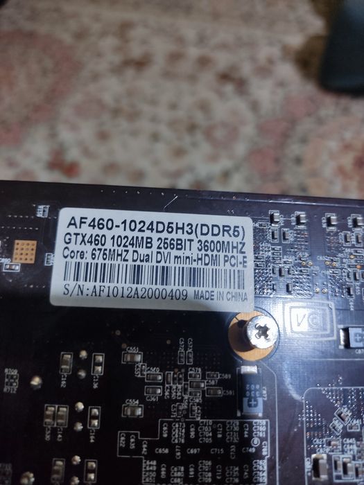 gtx460 1gb ddr5 10000