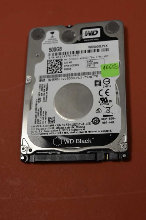 Твърд диск 500GB WD Black WD5000LPLX 2.5 инча - диск за лаптоп