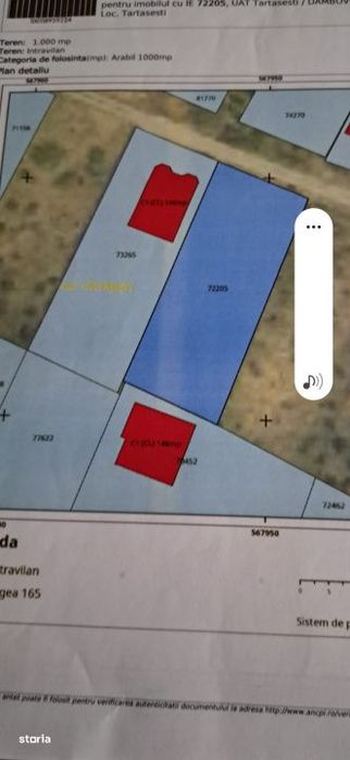 Teren 1000 mp intravilan Tartasesti