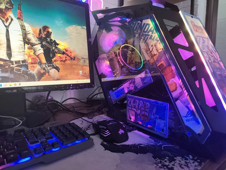 Игровой компьютер в сборе