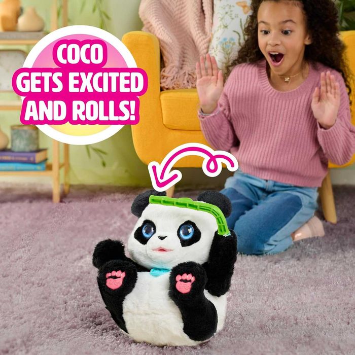 Интерактивна Търкаляща се Панда Coco Fur Real