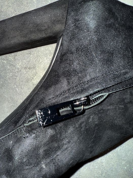 Cizme Calvin Klein din piele intoarsa