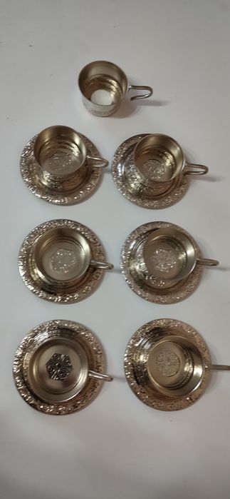 Подстаканники для кофе НМЦ мельхиор