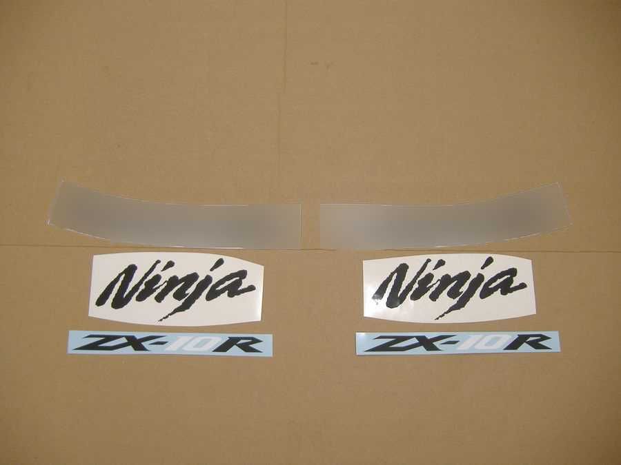 Стикери Kawasaki ZX10R Ninja 2008-2009 лепенки кавазаки зх10р zx-10r