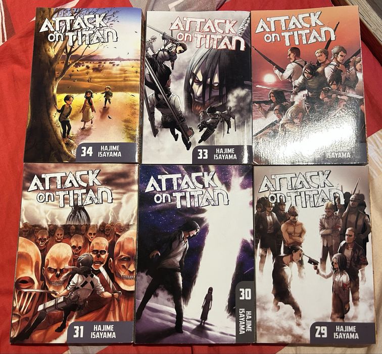 Manga Boruto, Attack on Titan