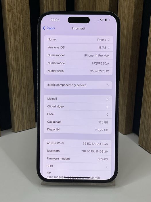 Iphone 14 Pro Max 128Gb 87% baterie Garantie / Factura #59275
