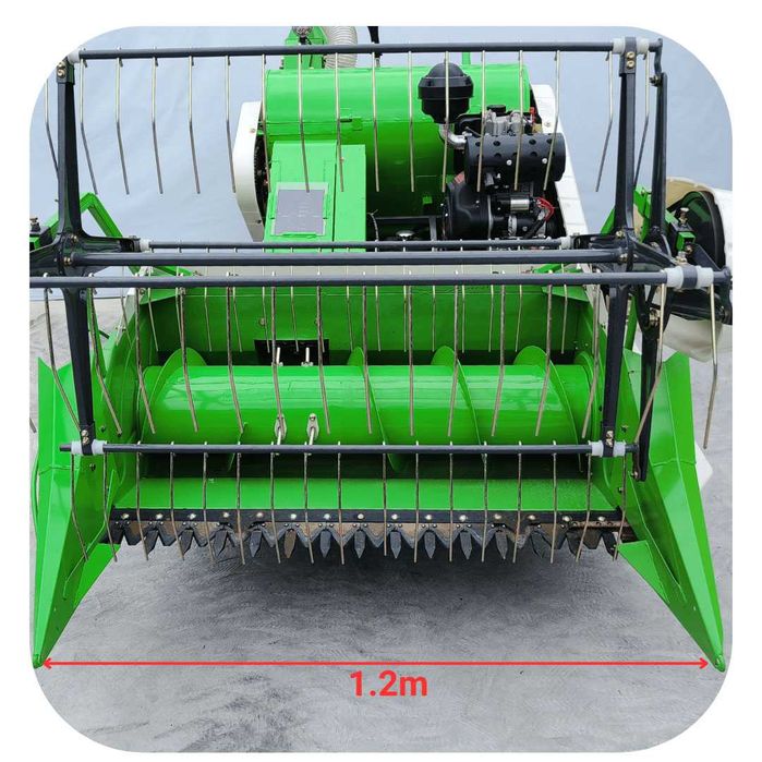 Нов комбиниран комбайн за жито и оризови култури REM-1.0C -EURO 5