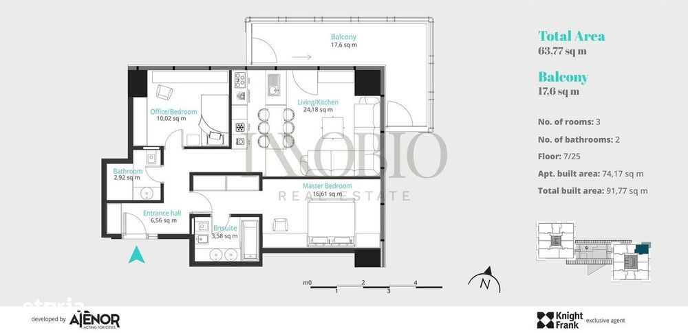 Apartament 3 Camere | Up-Site