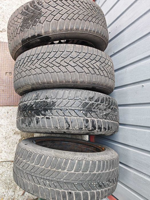 Jante tabla auto Audi 205 55 16 cu anvelope iarna