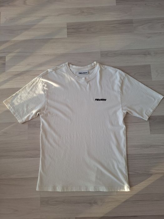 Tricou Review Sail Beige Regular Fit