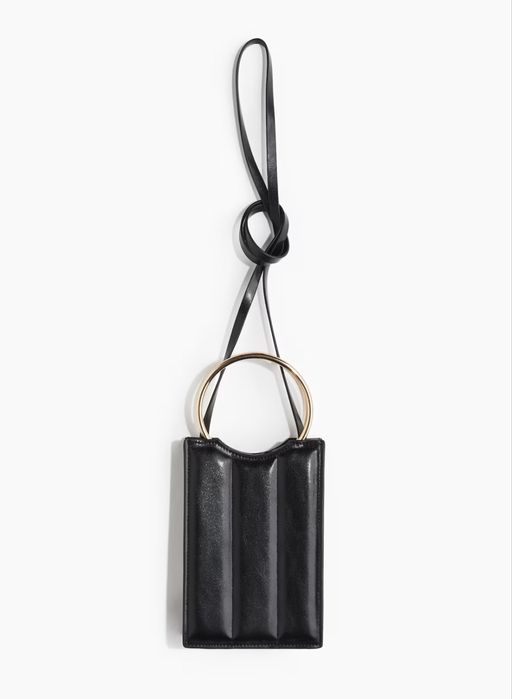 H&M Стилна малка чанта за телефон с метални дръжки