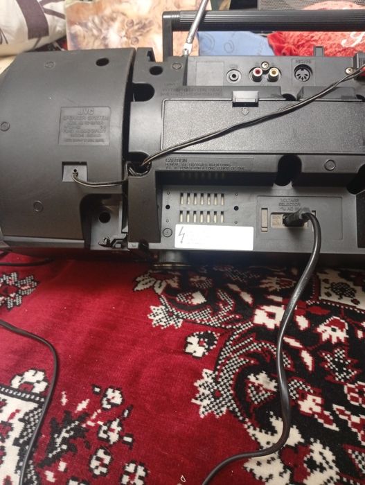 Radio dublu caset JVC   PC w 100 original