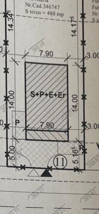 Parcela Duplex  Puz aprobat 480 m Romulus Ladea Cluj