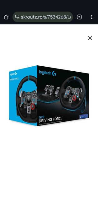 Laptop asus gaming și simulator Logitech