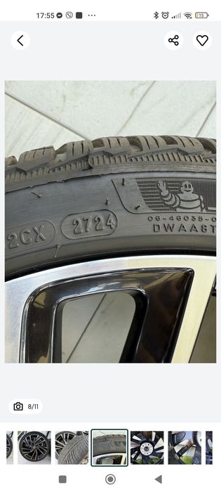 Джанти 19 цола Vw гуми Michelin 235/35r19 Цената е за комплекта