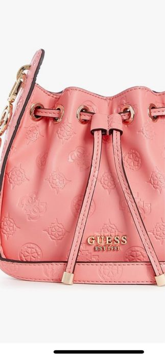 Розова чанта Guess