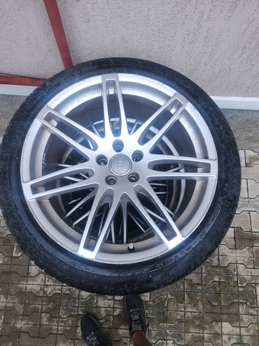 Jante Audi Le Mans R20 originale cu anvelope Pirelli Scorpion Verde