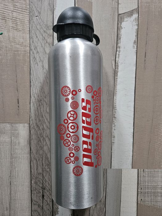 Bidon apa Pegas  aluminiu argintiu 750 ml