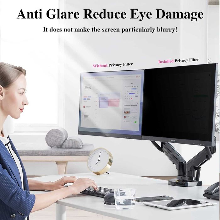 PYS 32-инчов екран за поверителност за 16:9 широкоекранен монитор