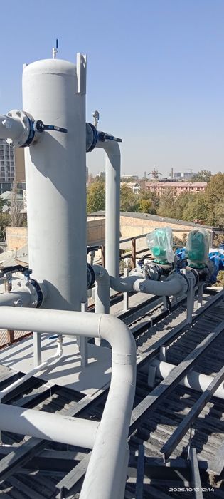 Чиллер ва котёл ишлари