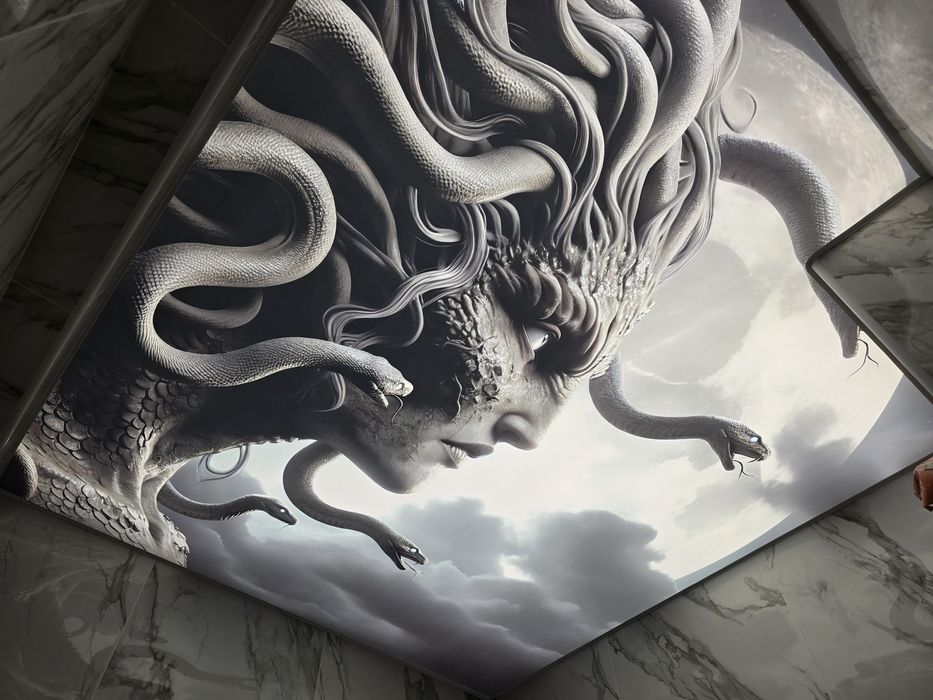 Опънати тавани Опънат таван Баня