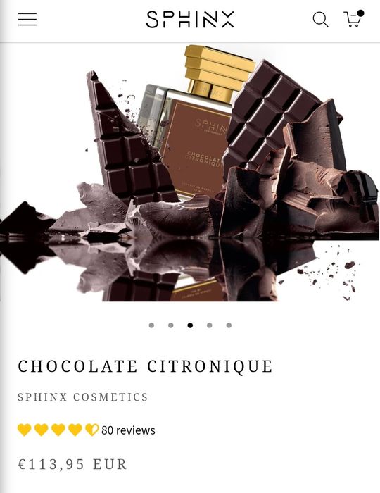 Сладко гурме шоколадов сладкиш Sphinx Chocolate Citronique шоколад