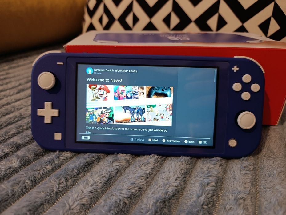 Consola gaming portabila NOUĂ -  NINTENDO SWITCH LITE, Blue
