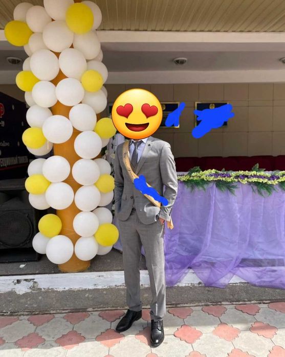 44-46,костюм шалбар, жилет