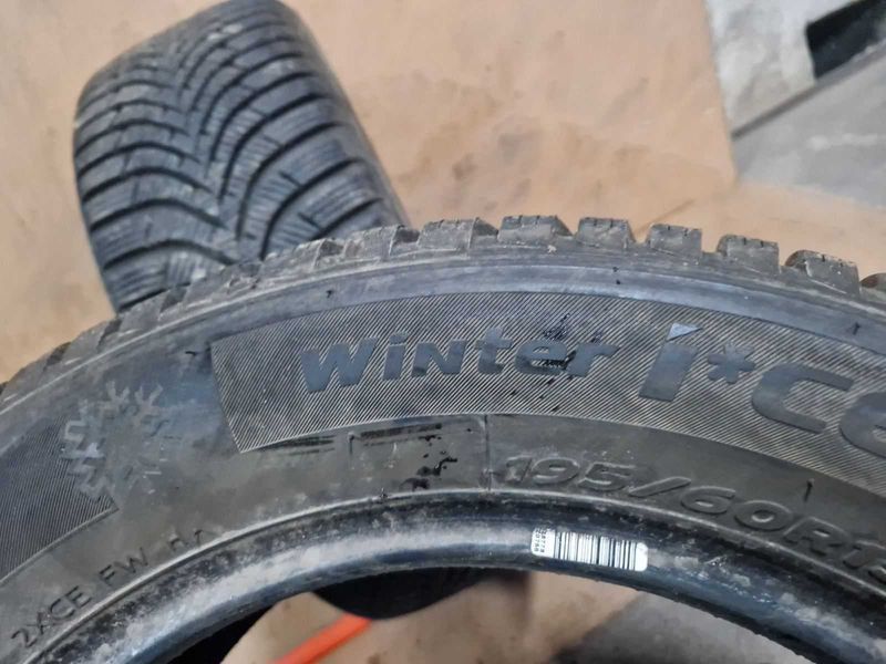 2 Hankook R15 195/60/ 
зимни гуми 
DOT4019