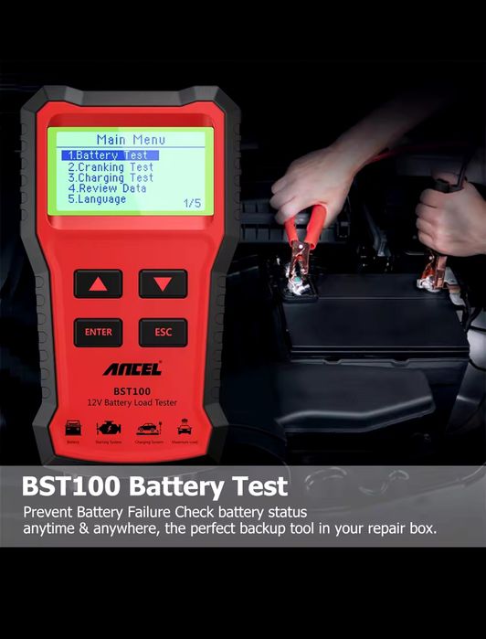 Тестер за акомулатор ANCEL BST100